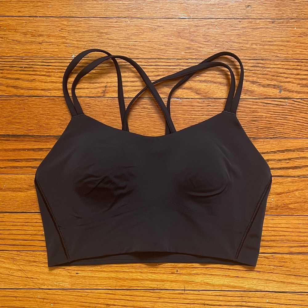 Lululemon Like a Cloud Longline Bra Light Support, B/C Cup, Size 8 in Black